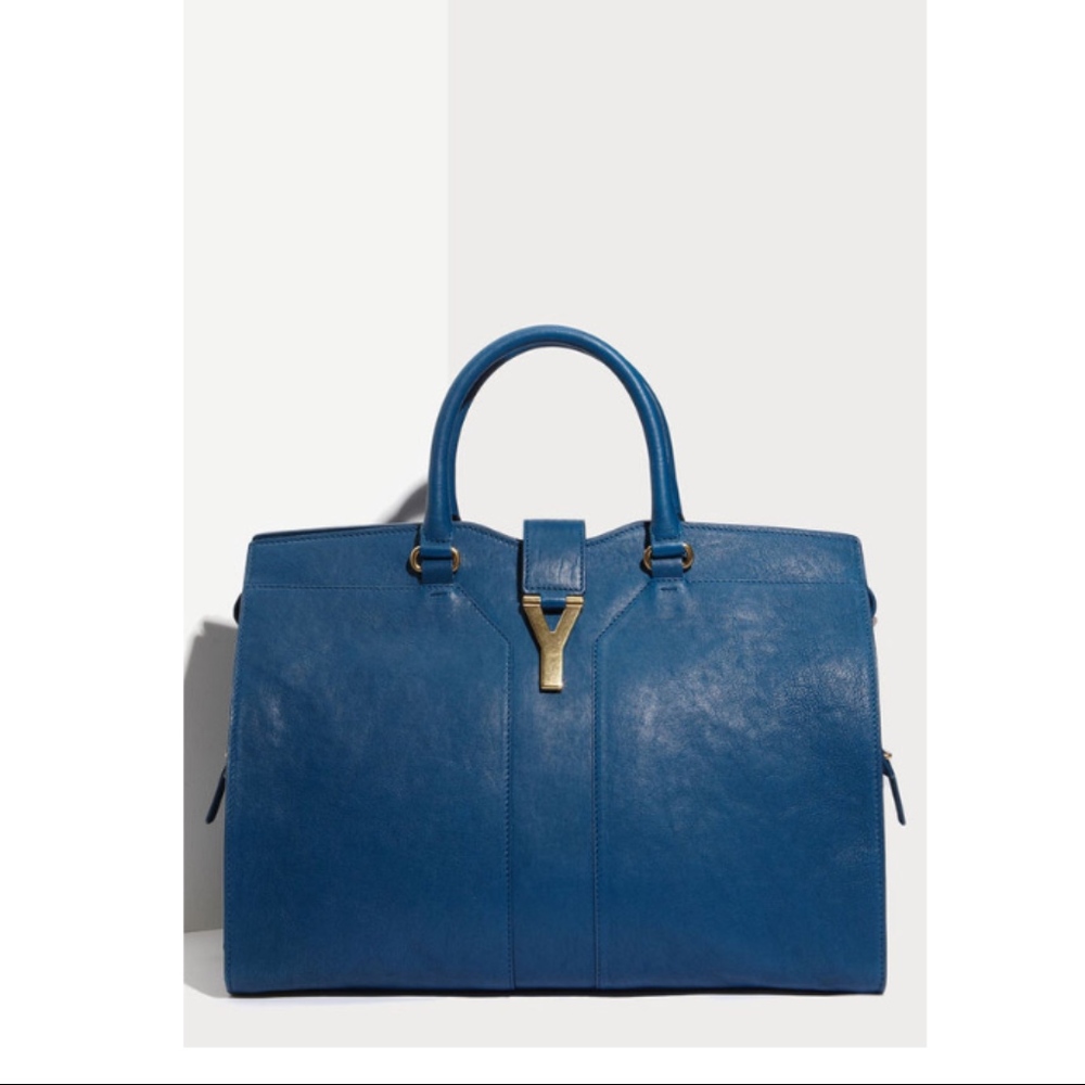 Yves Saint Laurent Cabas ChYc/Large Classic Blue